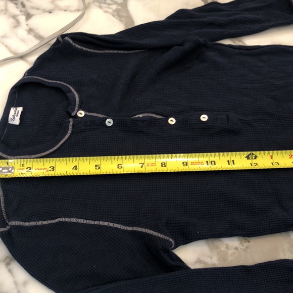 Navy splendid waffle weave. Size medium 3/4 sleeve - Picture 8 of 11